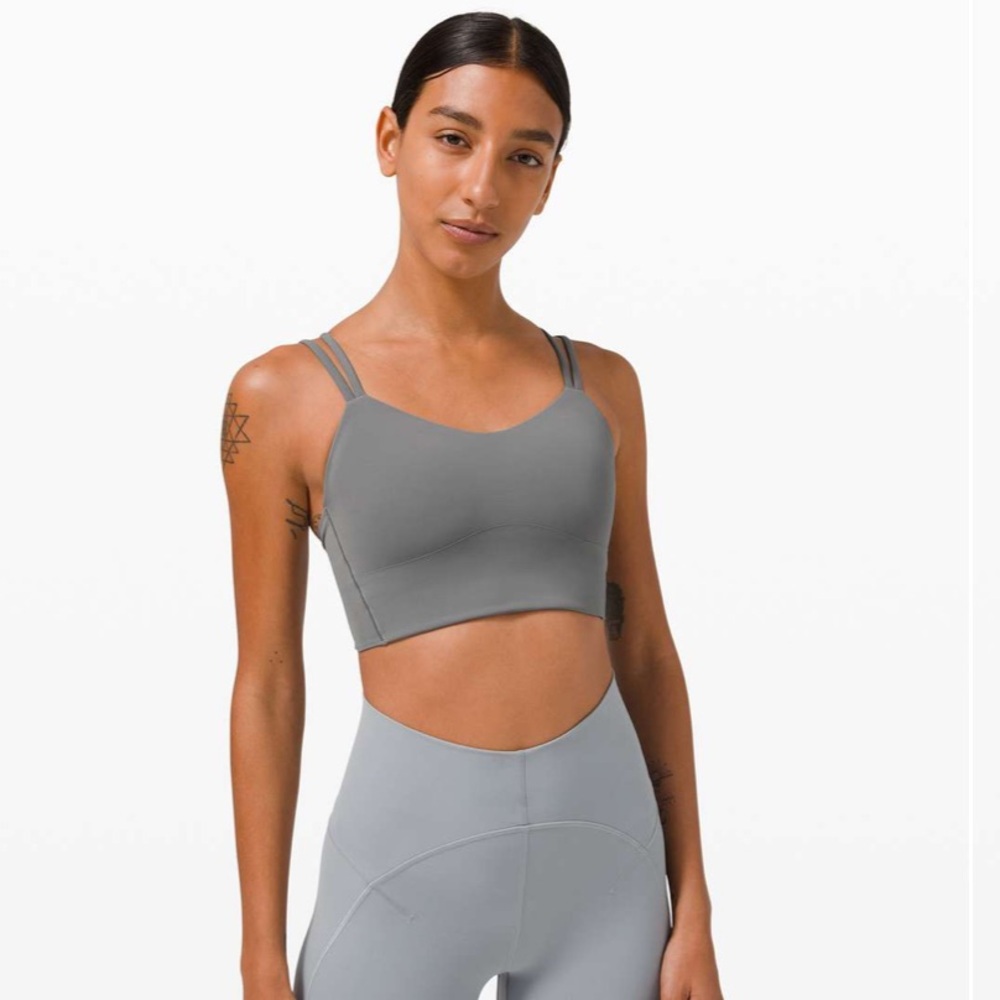 Lululemon Like a Cloud Bra Long Line *Light Support, B/C Cup
Dark Grey Sz 6